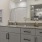 Large bathroom with ample lighting